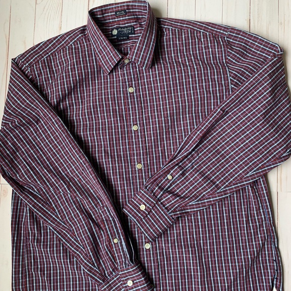 JCrew Mens Haberdashery shirt 97540 SZ  16-161/2 - Picture 3 of 7